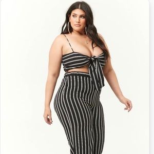 📦MOVING SALE📦 
Striped Cami & Culottes 2PC Set